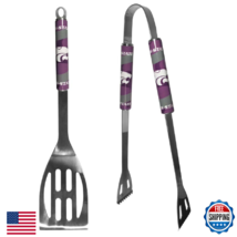 NCAA Kansas State Wildcats 2 pc Steel BBQ Tool Set - Tailgate &amp; Grill - $29.96
