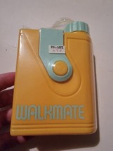 Vintage NOS Plastic Walkmate Travel Flask Yellow  1988 New 1980s Vtg Dea... - $19.59