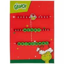 Dr. Seuss Grinch Beaded Bracelets, 3 Bracelets One Size Fits Most - $346.06 MXN