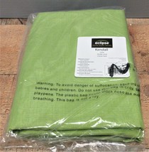 1 PANEL - ECLIPSE Kendall Blackout Thermal Rod Pocket Curtain LIME 42'' x 63'' - $14.99