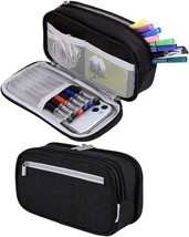 Big Pencil Case Large Capacity Pencil Bag Pouch 3 Multi Comparments High  - $336.47 MXN