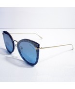 Tom Ford Charlotte TF657 55X Sunglasses Women&#39;s Oversized Blue Havana Go... - $4,052.56 MXN