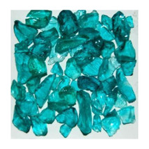 Recycled Chunky Glass, Teal - Small - 0.25-0.5 in. - 1 lbs - $563.55 MXN
