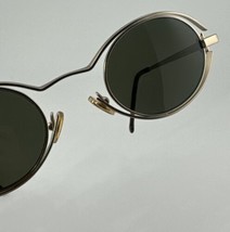 Vintage Karl Lagerfeld Sunglass 4123 05 France Frame Steampunk Round RARE Shades - £292.16 GBP