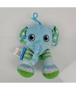 BooginHead Baby Newborn Infant PaciPal Pacifier Clip Light Blue Elephant... - £17.82 GBP