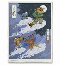 Star Fox 64 Japanese Edo Style Giclee Poster Print Art 12×17 Mondo Nintendo N64 - £58.91 GBP