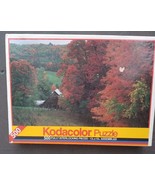 Topsham Vermont 500 piece jigsaw puzzle Kodacolor Rose Art Fall Color Trees - £27.64 GBP