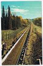 Postcard Peace River Conveyor Belt British Columbia World&#39;s Longest - £3.20 GBP