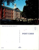 New York(NY) Cortland Junior-Senior High School Old Cars Truck Vintage Postcard - £7.48 GBP