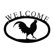 Village Wrought Iron Rooster Welcome Home Sign Small - £18.89 GBP