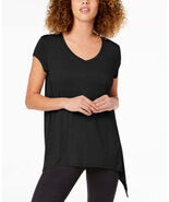 Ideology Womens Draped Short Sleeve T-Shirt - $12.60