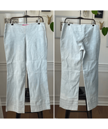 Thalia Sodi Seafoam Light Sage Green Suede Leather Pants 13 14 - $47.94 CAD