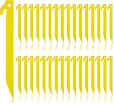 36 Pcs. Of Yellow Heavy Duty 9 Inch Heavy Duty Durable Tent Pegs Spike Hook - $43.71 CAD