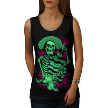 Mexican Hat Art Skull Tee  Women Tank Top - £10.27 GBP