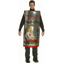 Chugalug Beer Can Costume Standard Adult One Size - £44.22 GBP