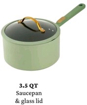 THYME &amp; TABLE ~ GREEN GRANITE ~ 3.5-Quart ~ Nonstick ~ Aluminum Saucepan... - $755.74 MXN
