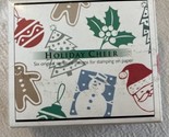 Hero Arts Stencil Prints LL694 HOLIDAY CHEER Rubber Stamp Set Christmas - $12.19