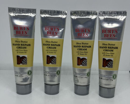 Burt&#39;s Bees Shea Butter Hand Repair Cream w/ Cocoa Butter &amp; Sesame Oil x4 - £23.34 GBP