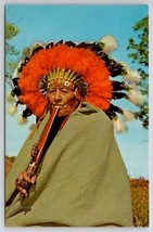 MN Indian KA-KA-GESICK Chippewa 120 Years Old Minnesota Postcard N23 - £6.28 GBP