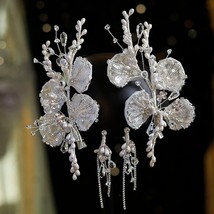 Romantic Hairgrips Wedding Accessories Women Hairwear Bridal Headdress Engagemen - £52.72 GBP