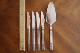 MSI Japan DANIKA Celtic Knot Lot 4x Dinner Knives 8.5&quot; + Pie Server Stai... - $14.24