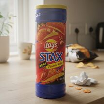 Lay’s Stax Xtra Flamin’ Hot Potato Crisps, Gluten Free, 5.5 oz Canister ... - $69.82 MXN