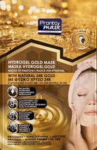 Hydrogel Gold Mask With Natural 24K Gold - Hyaluronic Acid, Collagen &amp; Vitamim E - £7.44 GBP