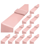 12 Pack Rose Gold Satin Table Runner,12 X 108 Inch Long Premium Smooth T... - €28,86 EUR
