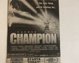 The Champion Movie Print Ad Advertisement Vintage Carmen  TPA1 - £4.74 GBP