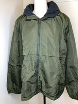 ilovesia Women&#39;s Zippered Jacket Green Size 14 - $13.83