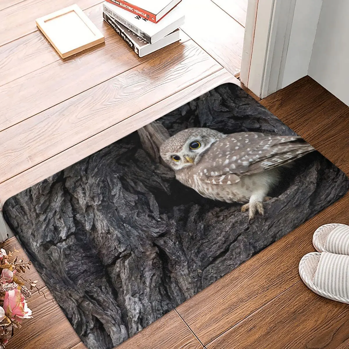 Animals Cool Cute Bedroom Mat Owl Owlet Bird Animal Rug Home Doormat Kitchen Car - $15.99