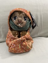 Disney Parks Star Wars Baby Ewok in a Hoodie Pouch Blanket Plush Doll NEW - $49.90
