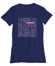 Mom T Shirt Mom - Best Mother Words Puzzle Navy-W-Tee - £16.74 GBP