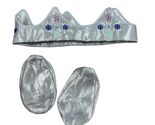 Bitty Baby American GIrl Silver Crown &amp; Shoes for Boy Prince Clothing - $14.40