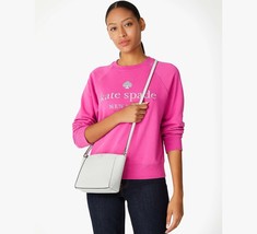 Kate Spade Monica Crossbody Quill Grey Leather WKR00258 NWT $279 Retail - £71.44 GBP