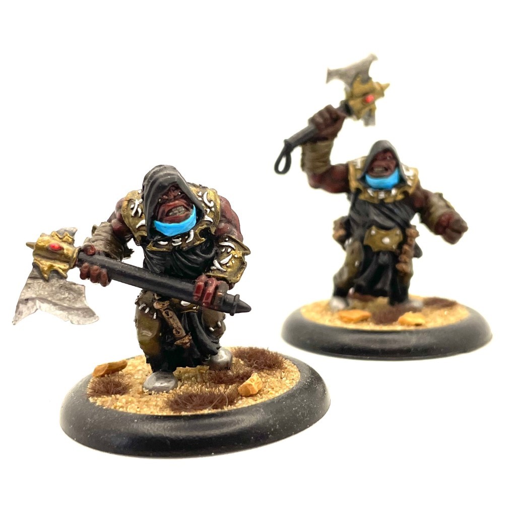 Krielstone Stone Scribes 2 Painted Miniature Trollbloods Hordes - $45.00
