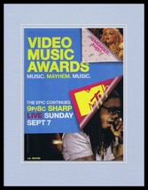 2008 MTV VMA 11x14 Framed ORIGINAL Advertisement Lil Wayne Britney Spears - £27.24 GBP