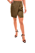 Finders Keepers Womens Skirt Sweet Talker Mini Stylish Elegant Khaki Size S - £32.94 GBP