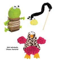 Cat Toys Interactive Chase Pounce Pick Fun Bee Wand Crinkle Chick Crunchy Frog - £7.95 GBP