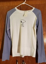 Peanuts Snoopy H&amp;M 2 pc pajamas lounge wear shirt pants Jrs Large / 12-1... - £21.63 GBP