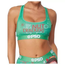 PSD Women&#39;s Elf Nut Cracker Sports Bra, Green, Large - $18.70