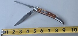 Vintage Imperial Single Blade W Scaler Fish Knife. Pat Pend USA #5E - $20.79