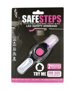 Safe Steps LED Light Jogging Walking Biking Arm Band Night Dark Safety 2... - $13.43 CAD