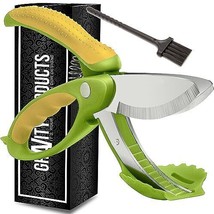 Salad Scissor Chopper Stainless Steel Vegetable Slicer and Fruit Cutter ... - £25.70 GBP