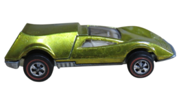 Vintage 1969 Hot Wheels Redline Green Tri Baby - EXCELLENT!! - $89.05