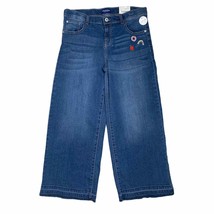 Arizona Jean Co. Denim Capri Jeans Plus Size 14.5 Blue Floral 30X24 Womens NWT - £15.81 GBP