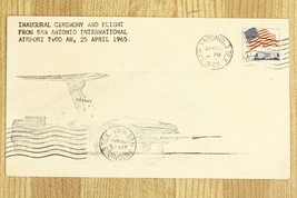 US Postal History 1965 FDC Inaugural Flight San Antonio International Airport - £8.17 GBP