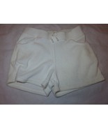 Janie and Jack Girls White Terrycloth shorts 4T EUC - $9.46