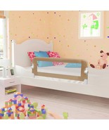Toddler Safety Bed Rail Taupe 120x42 cm Polyester - £25.93 GBP