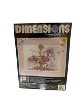 Dimensions No Count Cross Stitch Floral Carousel Horse 3978 NOB Kimberly... - $7.20